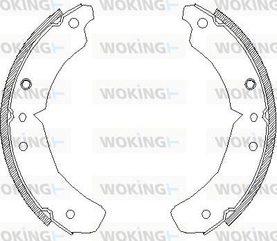 Woking Z4610.00 - Bremžu loki adetalas.lv