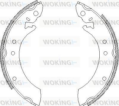 Woking Z4618.00 - Bremžu loki adetalas.lv