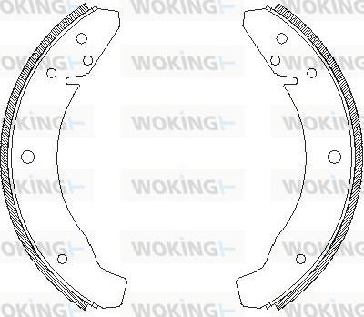 Woking Z4683.00 - Bremžu loki adetalas.lv