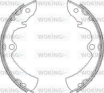 Woking Z4636.00 - Bremžu loki adetalas.lv