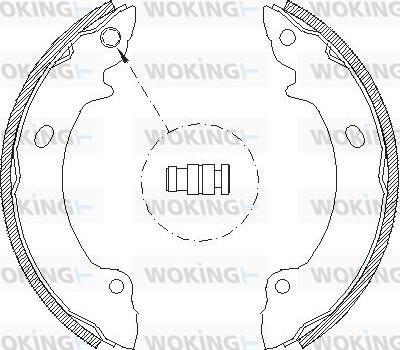 Woking Z4632.00 - Bremžu loki adetalas.lv