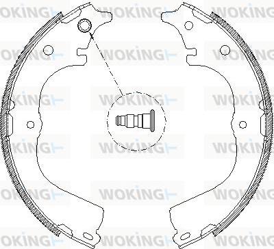 Woking Z4678.00 - Bremžu loki adetalas.lv