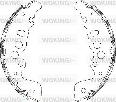 Woking Z4049.00 - Bremžu loki adetalas.lv