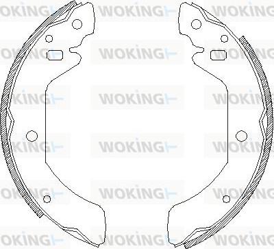 Woking Z4052.00 - Bremžu loki adetalas.lv