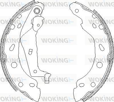 Woking Z4001.00 - Bremžu loki adetalas.lv