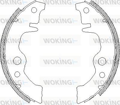 Woking Z4011.00 - Bremžu loki adetalas.lv