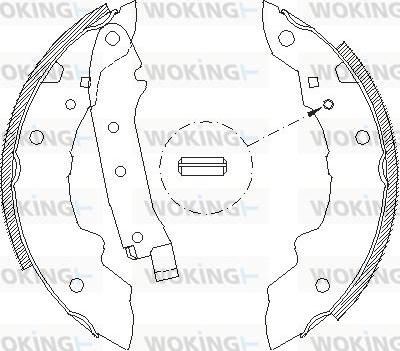 Woking Z4036.00 - Bremžu loki adetalas.lv