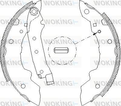 Woking Z4036.01 - Bremžu loki adetalas.lv