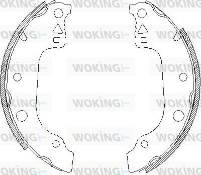 Woking Z4029.00 - Bremžu loki adetalas.lv