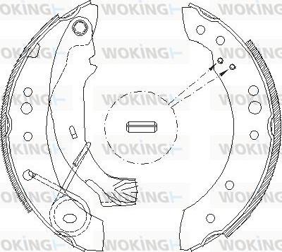 Woking Z4149.00 - Bremžu loki adetalas.lv