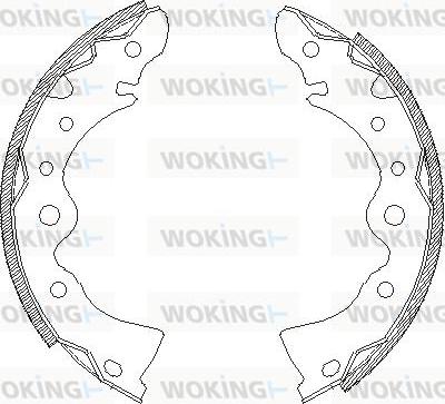 Woking Z4144.00 - Bremžu loki adetalas.lv