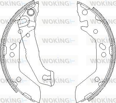 Woking Z4140.00 - Bremžu loki adetalas.lv