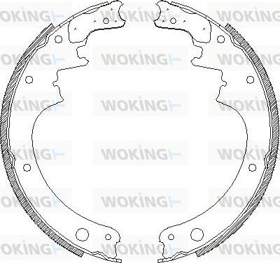 Woking Z4142.00 - Bremžu loki adetalas.lv