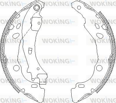 Woking Z4152.01 - Bremžu loki adetalas.lv