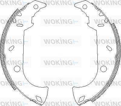 Woking Z4180.00 - Bremžu loki adetalas.lv