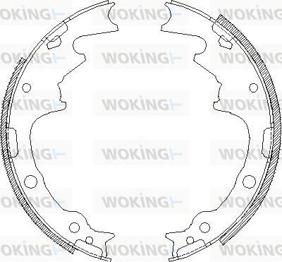 Woking Z4188.00 - Bremžu loki adetalas.lv