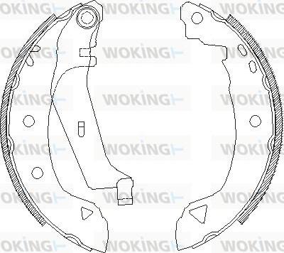 Woking Z4182.03 - Bremžu loki adetalas.lv