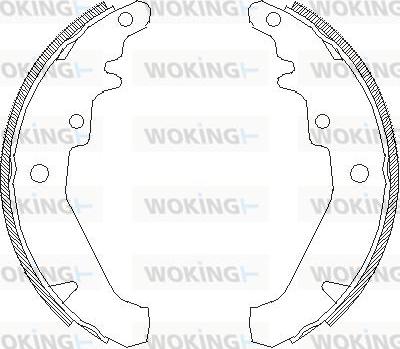 Woking Z4139.00 - Bremžu loki adetalas.lv