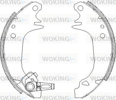 Woking Z4130.00 - Bremžu loki adetalas.lv