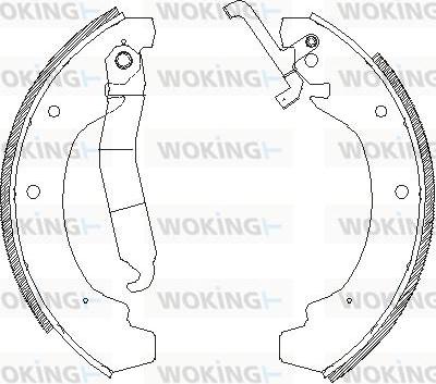 Woking Z4120.00 - Bremžu loki adetalas.lv