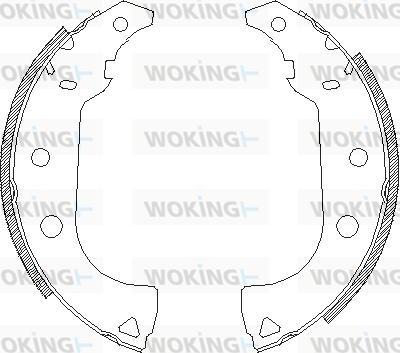 Woking Z4176.00 - Bremžu loki adetalas.lv