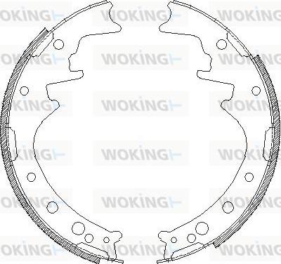 Woking Z4342.00 - Bremžu loki adetalas.lv