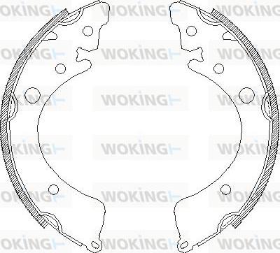 Woking Z4350.00 - Bremžu loki adetalas.lv