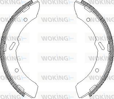 Woking Z4313.00 - Bremžu loki adetalas.lv