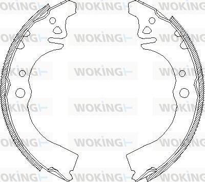 Woking Z4389.00 - Bremžu loki adetalas.lv