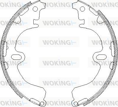 Woking Z4380.00 - Bremžu loki adetalas.lv