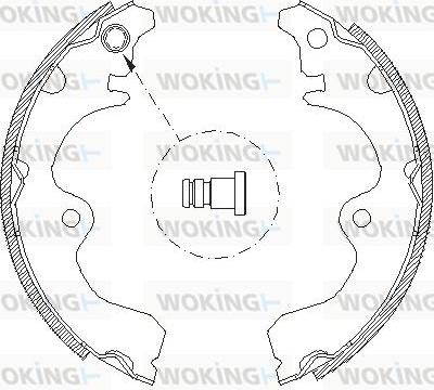 Woking Z4334.01 - Bremžu loki adetalas.lv