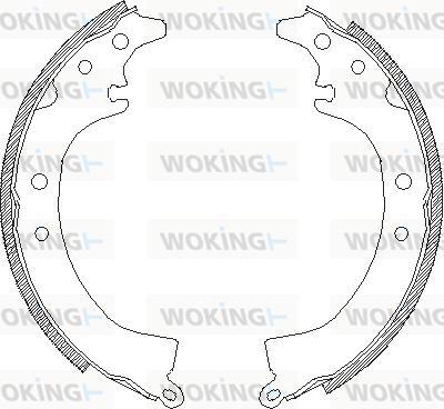 Woking Z4336.00 - Bremžu loki adetalas.lv