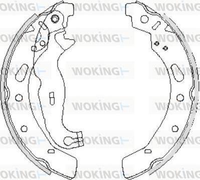 Woking Z4242.00 - Bremžu loki adetalas.lv