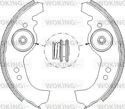 Woking Z4258.01 - Bremžu loki adetalas.lv