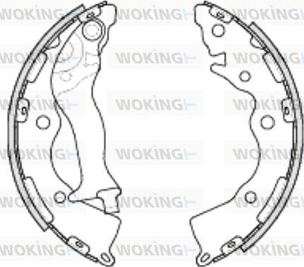 Woking Z4234.00 - Bremžu loki adetalas.lv