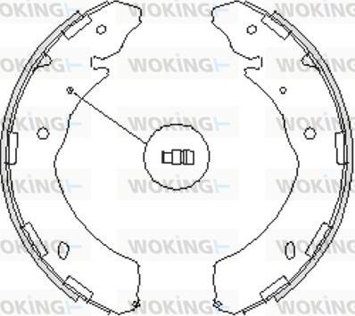 Woking Z4236.00 - Bremžu loki adetalas.lv