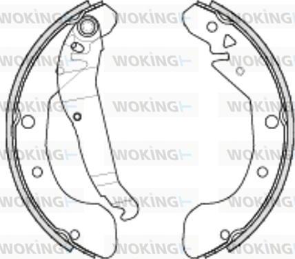 Woking Z4231.00 - Bremžu loki adetalas.lv