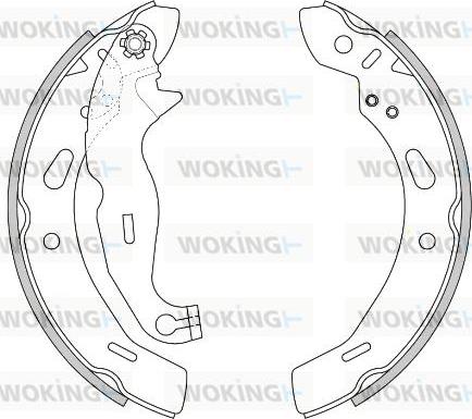 Woking Z4278.00 - Bremžu loki adetalas.lv