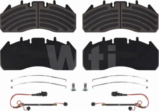 Wti Automotive K715845 - Bremžu uzliku kompl., Disku bremzes adetalas.lv