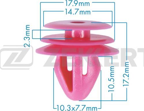 Zekkert BE-3560 - Moldings / aizsarguzlika adetalas.lv