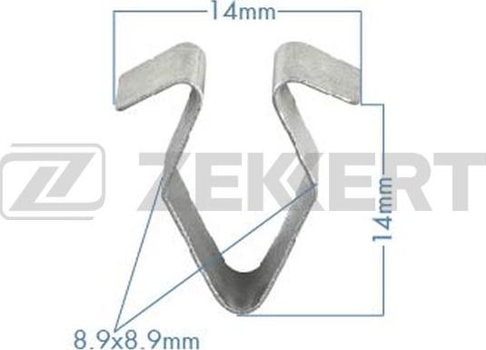 Zekkert BE-3527 - Moldings / aizsarguzlika adetalas.lv