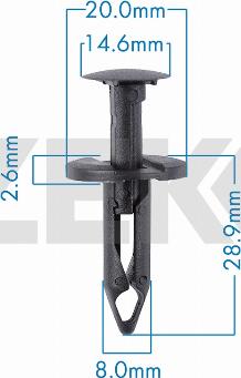 Zekkert BE-3790 - Moldings / aizsarguzlika adetalas.lv