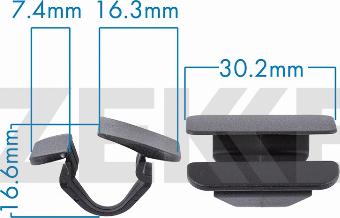 Zekkert BE-3705 - Moldings / aizsarguzlika adetalas.lv