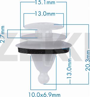 Zekkert BE-3719 - Moldings / aizsarguzlika adetalas.lv