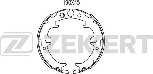 Zekkert BK-4046 - Bremžu loku komplekts adetalas.lv