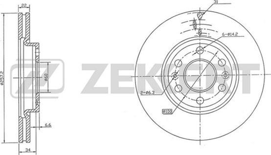 Zekkert BS-5000 - Bremžu diski adetalas.lv