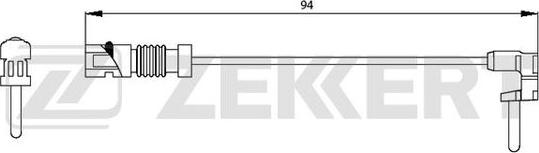 Zekkert BS-8003 - Indikators, Bremžu uzliku nodilums adetalas.lv