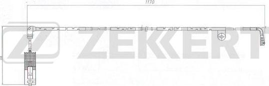 Zekkert BS-8071 - Indikators, Bremžu uzliku nodilums adetalas.lv