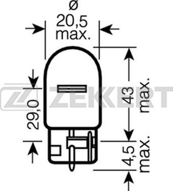 Zekkert LP-1150 - Kvēlspuldze, Pagriezienu signāla lukturis adetalas.lv