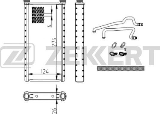 Zekkert MK-5135 - Siltummainis, Salona apsilde adetalas.lv